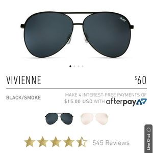 QUAY AUSTRALIA Sunnies - Vivienne - New